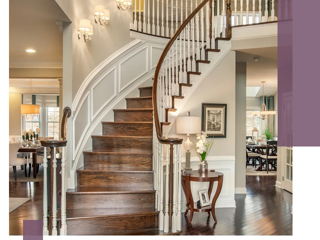 Изготовление лестниц под ключ в Краснокаменске — металлокаркас и отделка