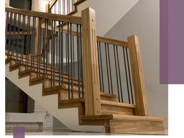 Реставрация деревянных и металлических лестниц в Краснокаменске