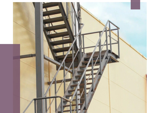 Пожарные лестницы в Краснокаменске от 12265 руб. — монтаж и продажа | ПРОЛЁТ-Ксн