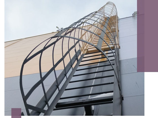 Изготовление и монтаж пожарных лестниц в Краснокаменске профессионально