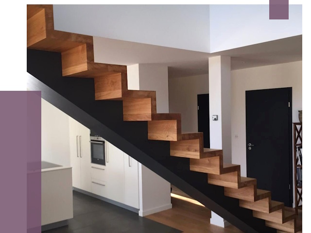 Изготовление деревянных лестниц в Краснокаменске от 86879 руб. | ПРОЛЁТ-Ксн