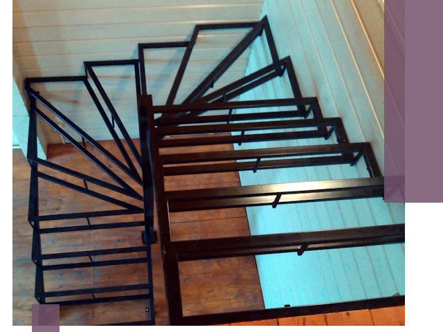 Изготовление металлических лестниц любой сложности в Краснокаменске