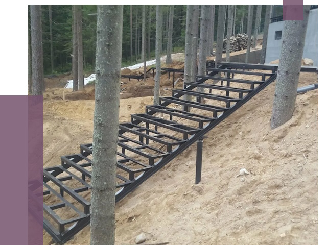 Монтаж металлических лестниц в Краснокаменске от 13543 руб. 