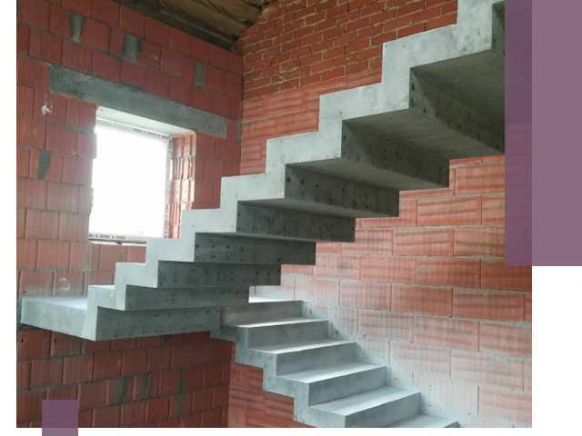 Бетонные лестницы под ключ в Краснокаменске: монтаж, демонтаж, ремонт