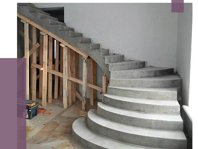 Изготовление бетонных лестниц под ключ в Краснокаменске от 19931 руб. | ПРОЛЁТ-Ксн