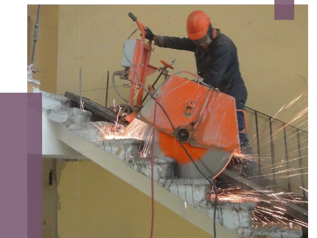 Демонтаж бетонных лестниц в Краснокаменске от 4599 руб. за м2 | ПРОЛЁТ-Ксн