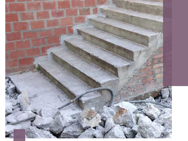 Демонтаж бетонных лестниц в Краснокаменске: быстро и безопасно