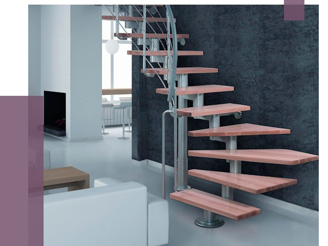 Модульные лестницы в Краснокаменске от 16865 руб. — купить в ПРОЛЁТ-Ксн