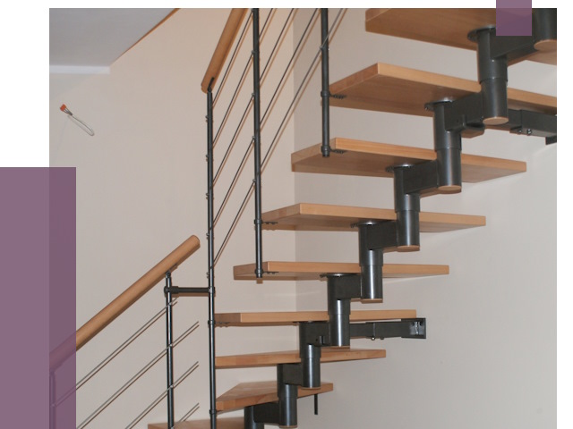 Изготовление модульных лестниц в Краснокаменске от 11499 руб. 