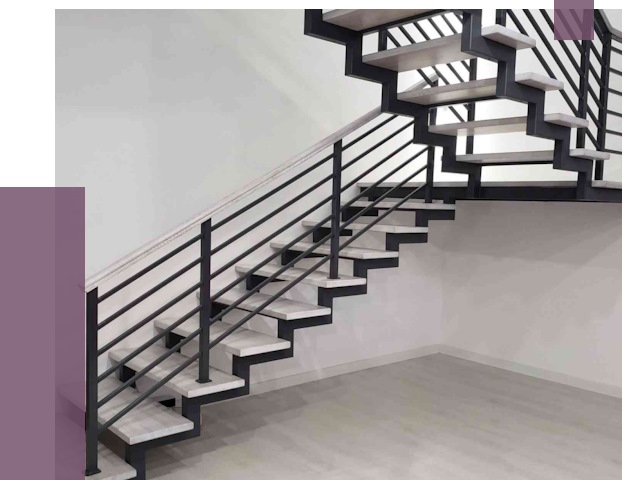 Лестницы на металлокаркасе под ключ в Краснокаменске от 12776 руб. | ПРОЛЁТ-Ксн