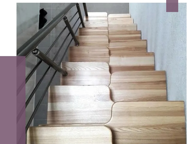 Лестницы гусиный шаг в Краснокаменске от 13032 руб. под ключ | ПРОЛЁТ-Ксн
