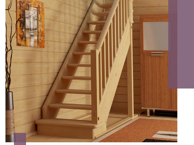 Лестницы эконом класса под ключ в Краснокаменске — недорого и быстро