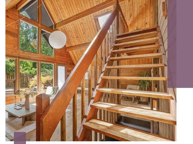 Лестницы для дачи под ключ в Краснокаменске — изготовление и монтаж