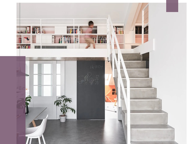 Лестницы для двухуровневой квартиры в Краснокаменске от 176312 руб. | ПРОЛЁТ-Ксн