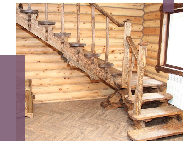 Лестницы в баню в Краснокаменске от 19113 руб. — изготовление | ПРОЛЁТ-Ксн