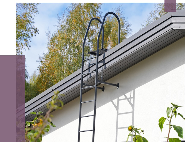 Лестницы на крышу в Краснокаменске от 19113 руб. — монтаж и монтаж ПРОЛЁТ-Ксн