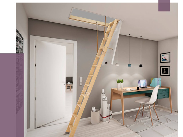 Чердачные лестницы в Краснокаменске — от 14565 руб. | ПРОЛЁТ-Ксн