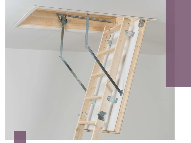 Установка чердачной лестницы под ключ в Краснокаменске