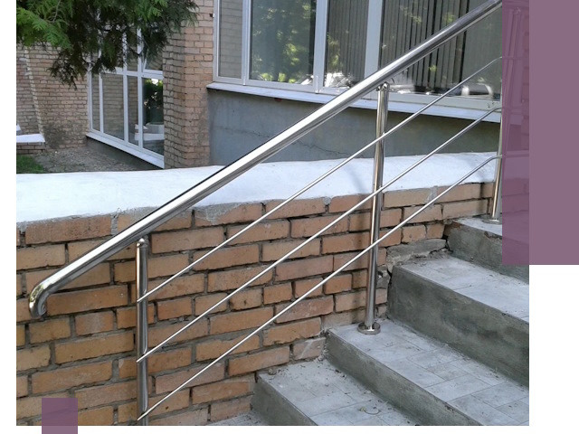 Перила из нержавеющей стали высокого качества в Краснокаменске