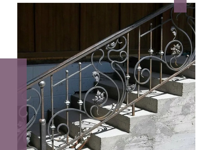 Кованые перила в Краснокаменске от 8688 руб. под ключ — качество от ПРОЛЁТ-Ксн