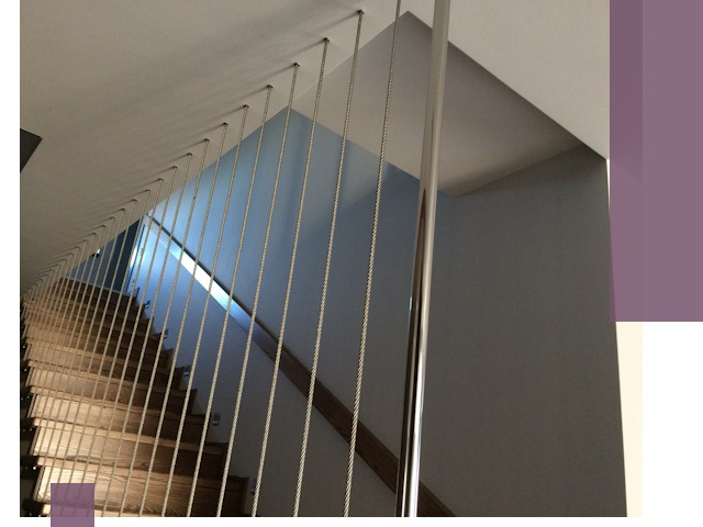 Тросовые перила под ключ в Краснокаменске — производство и монтаж