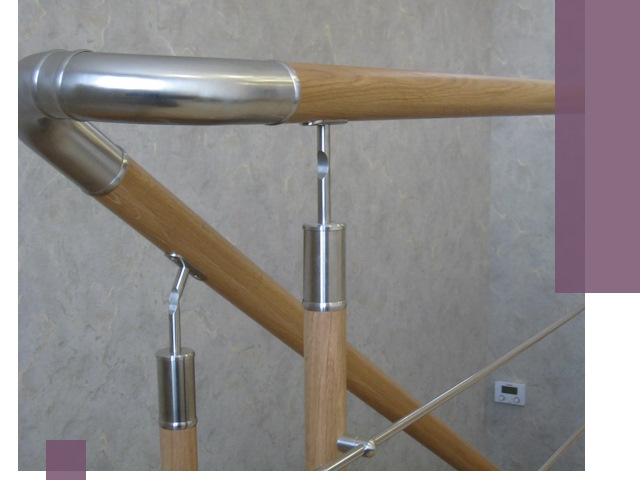 Комбинированные перила на заказ в Краснокаменске — монтаж и производство