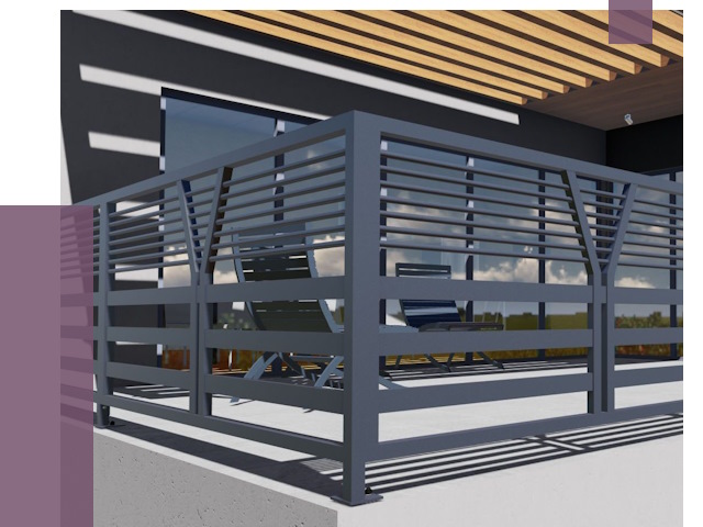 Изготовление балконных ограждений в Краснокаменске от 10732 руб. | ПРОЛЁТ-Ксн