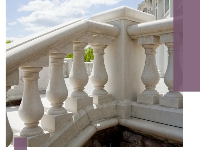 Балюстрады из металла и камня под ключ в Краснокаменске