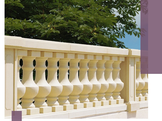 Установка балюстрады в Краснокаменске: изготовление и монтаж под ключ