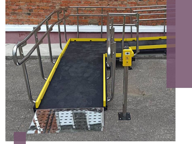 Изготовление наклонных пандусов для инвалидов в Краснокаменске