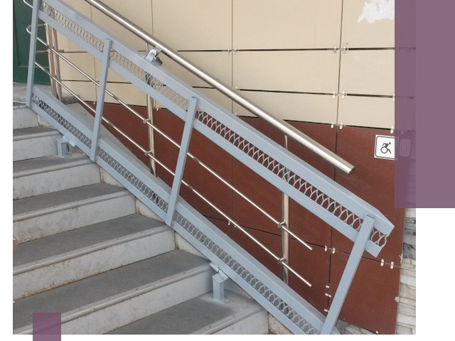 Изготовление откидных пандусов под ключ в Краснокаменске