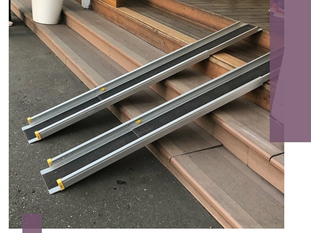 Телескопические пандусы под ключ в Краснокаменске — изготовление и монтаж