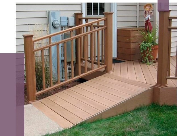 Пандус на крыльцо в Краснокаменске под ключ от 7768 руб.