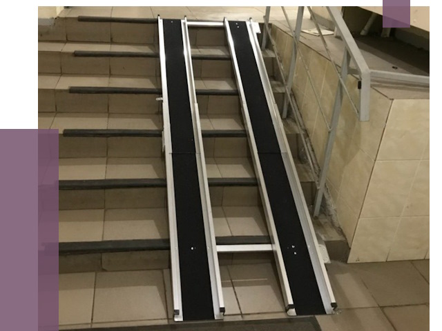 Установка пандуса в подъезд в Краснокаменске от 7972 руб. под ключ | ПРОЛЁТ-Ксн