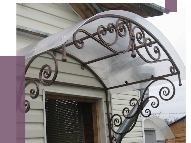 Изготовление козырьков в Краснокаменске от 7359 руб. — заказать | ПРОЛЁТ-Ксн