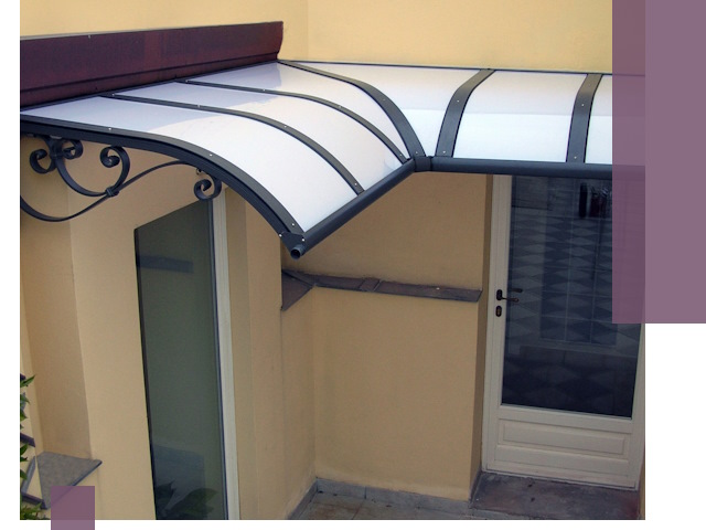 Монтаж козырьков любой сложности в Краснокаменске под ключ