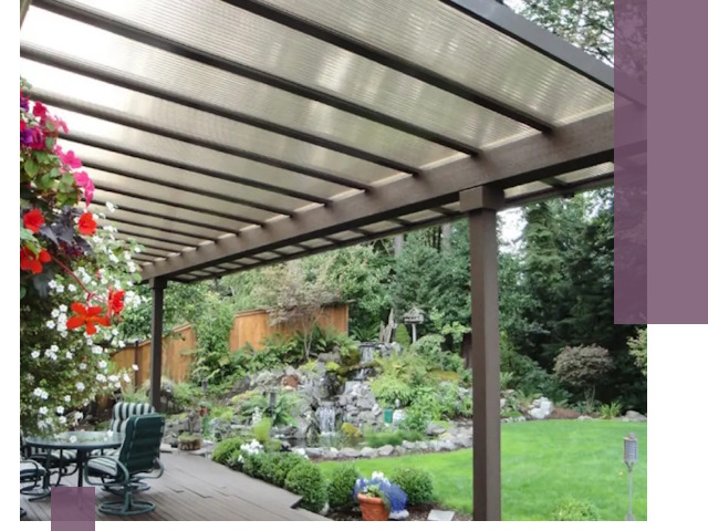 Навесы из поликарбоната под ключ в Краснокаменске быстро и надёжно