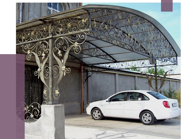 Кованые навесы в Краснокаменске от 14565 руб. | ПРОЛЁТ-Ксн