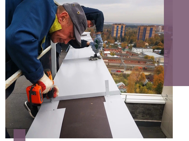 Монтаж парапетов в Краснокаменске — установка прочных металлических ограждений