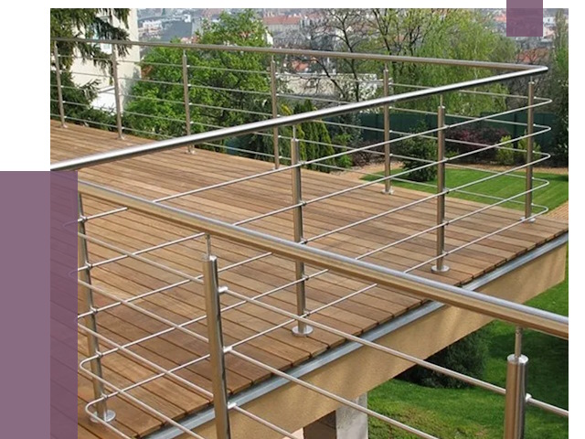 Алюминиевые парапеты в Краснокаменске под ключ от 7768 руб. 