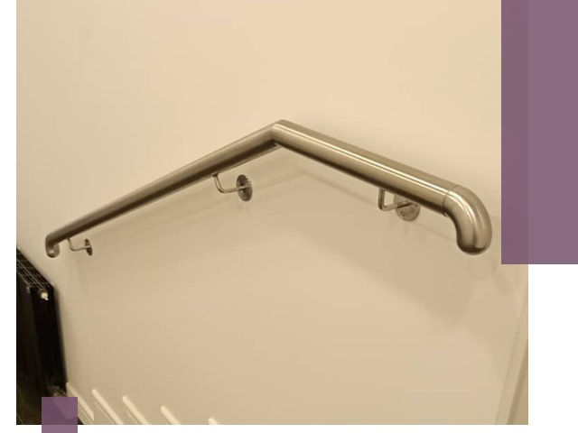 Изготовление пристенных поручней в Краснокаменске под ключ за сроки