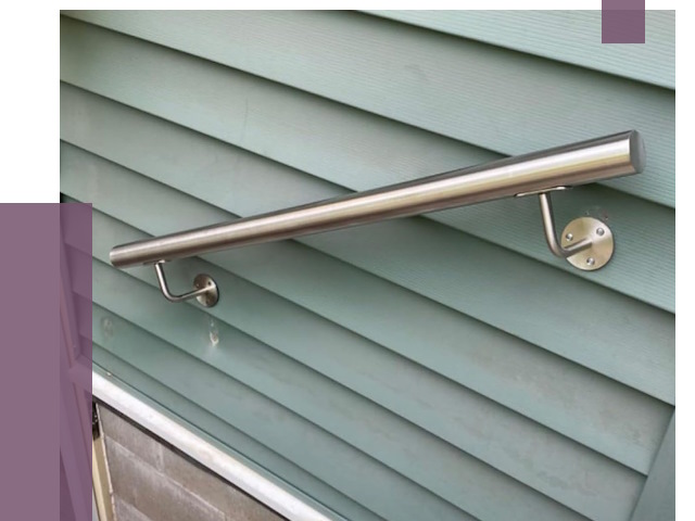 Поручни из нержавеющей стали в Краснокаменске от 7666 руб.  | ПРОЛЁТ-Ксн