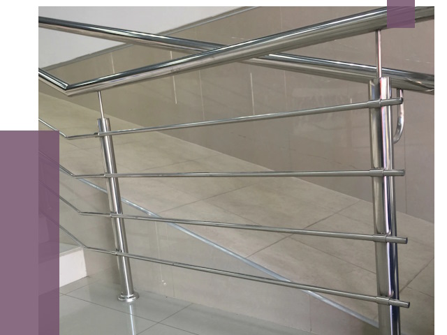 Изготовление поручней из нержавеющей стали в Краснокаменске